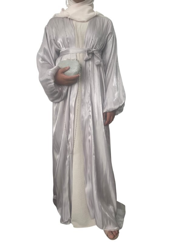 Organza kimono open abaya